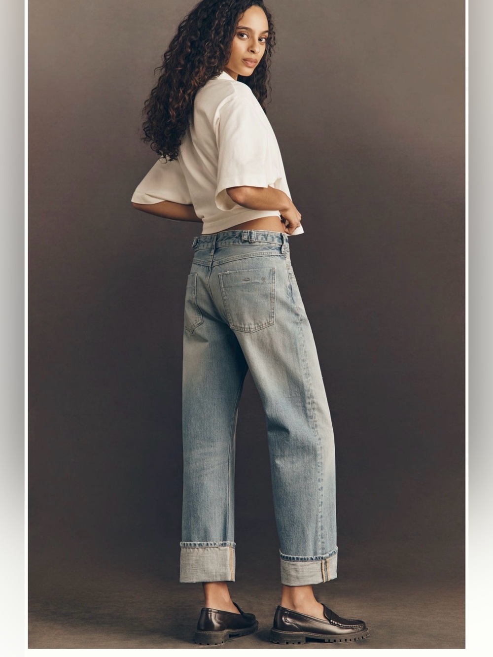 Pilcro Anthropologie Celeste Mid-Rise relaxed Boyfriend Jeans 31P - Picture 3 of 6